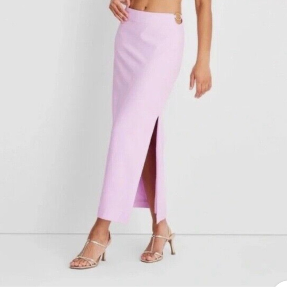 Future Collective Jenee Naylor Pink Skirt